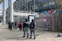  Безопасность спортивных матчей в Москве обеспечила Росгвардия