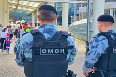 Росгвардия обеспечила безопасность футбольного матча РПЛ в Москве